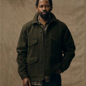 Filson Dark Green Wool Field Jacket